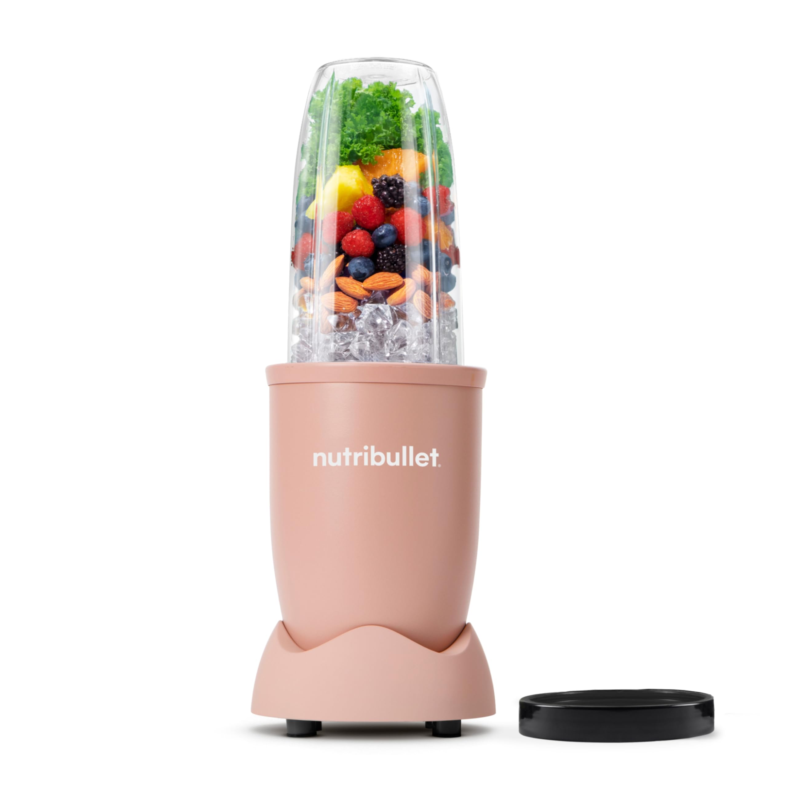 Nutribullet Pro 900 Smoothie Maker, Multifunktions-, Obst- & Gemüsemixer, kompaktes Design, einfache Bedienung, schnelle Reinigung, optimale Nährstoffextraktion, 900W, Mineral Mattrosa (NB904MACL)