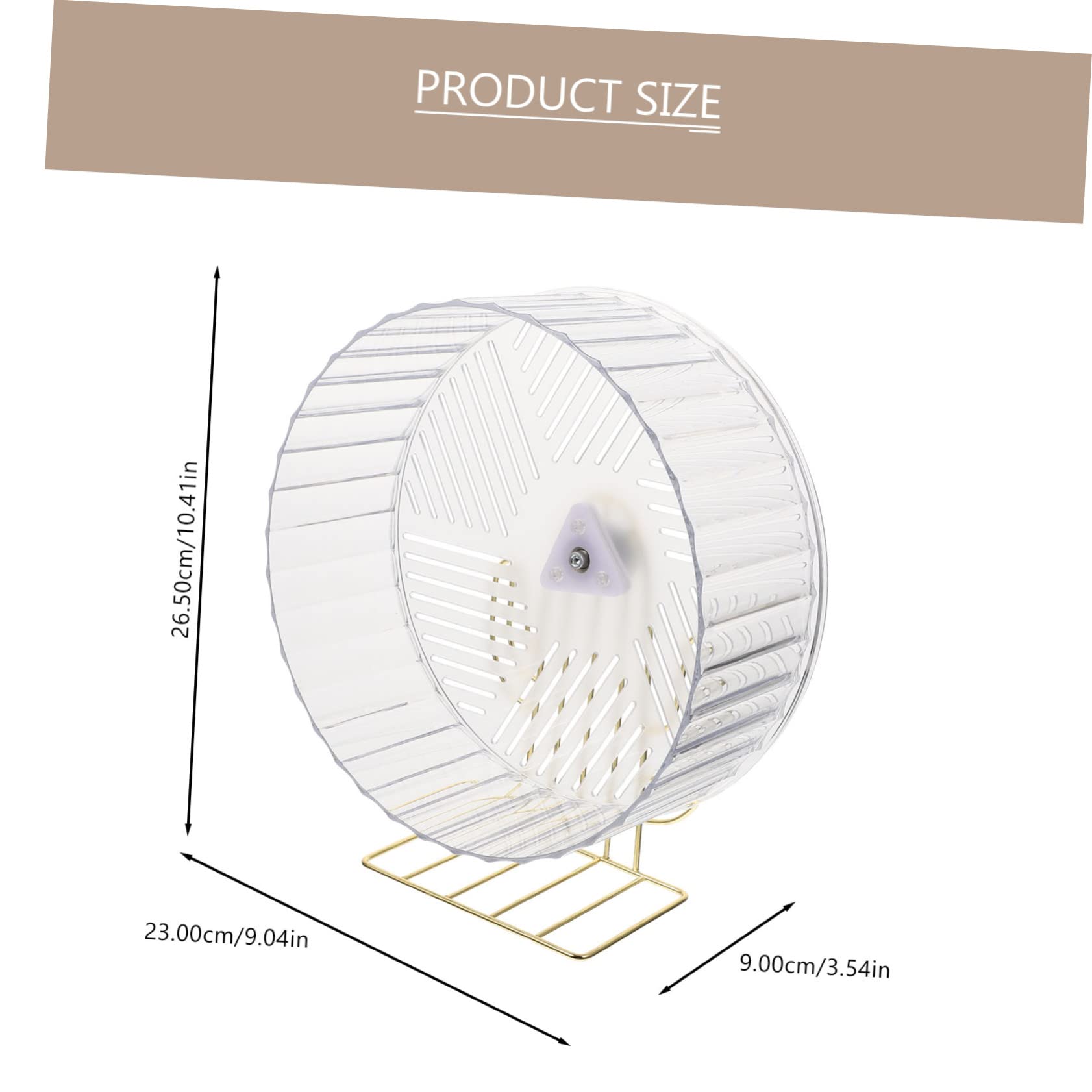 TOYANDONA Emerald Green Hamster Running Wheel Large Pet Wheel for Hamsters Toy Random Color