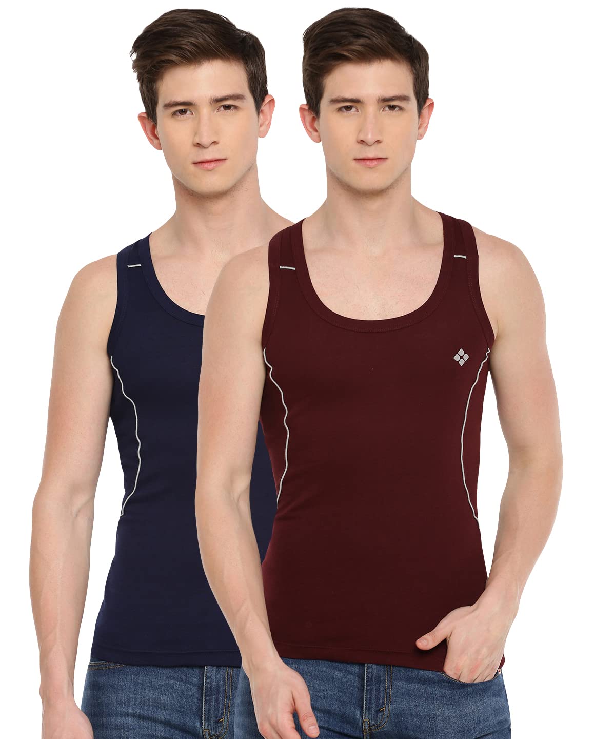 dollar bigboss Men's Solid Regular Fit Gym Vest-picture-10