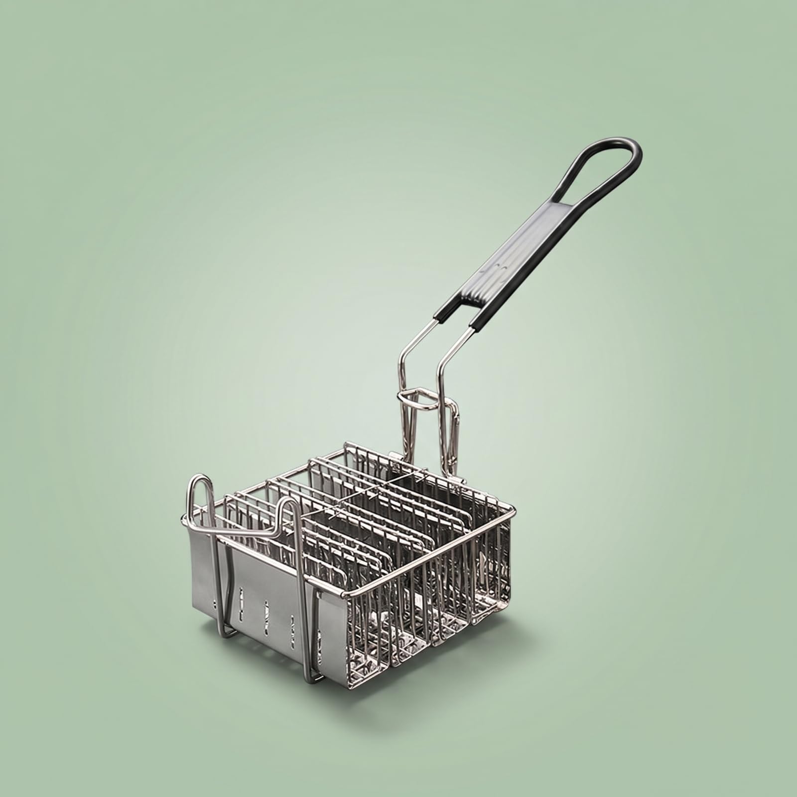 Gralara Cesta Freidora con Mango smontable Acero Inoxidable Profesional para Cocina