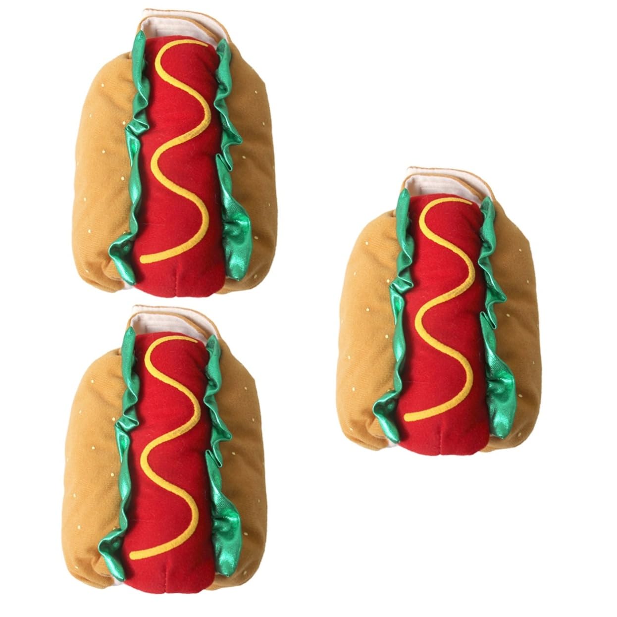 Costume de hot-dog pour chien et chiot YARNOW en 3 pièces pour Halloween