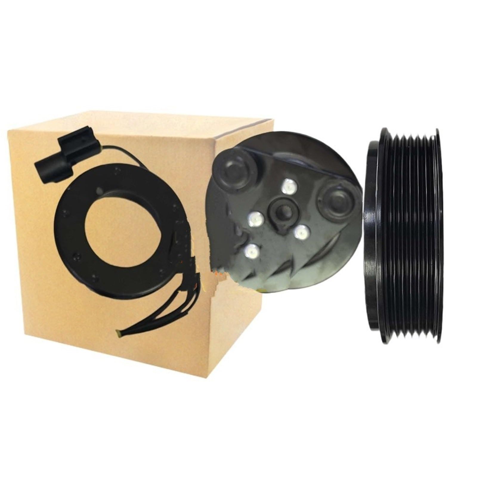 Rvify One Color Clutch Kit Fit For Mitsubishi Lancerfit For Outlander 2016 3.0L 7813A873 7813A868 Msc90cas Ac Compressor Clutch Bypass Pulley