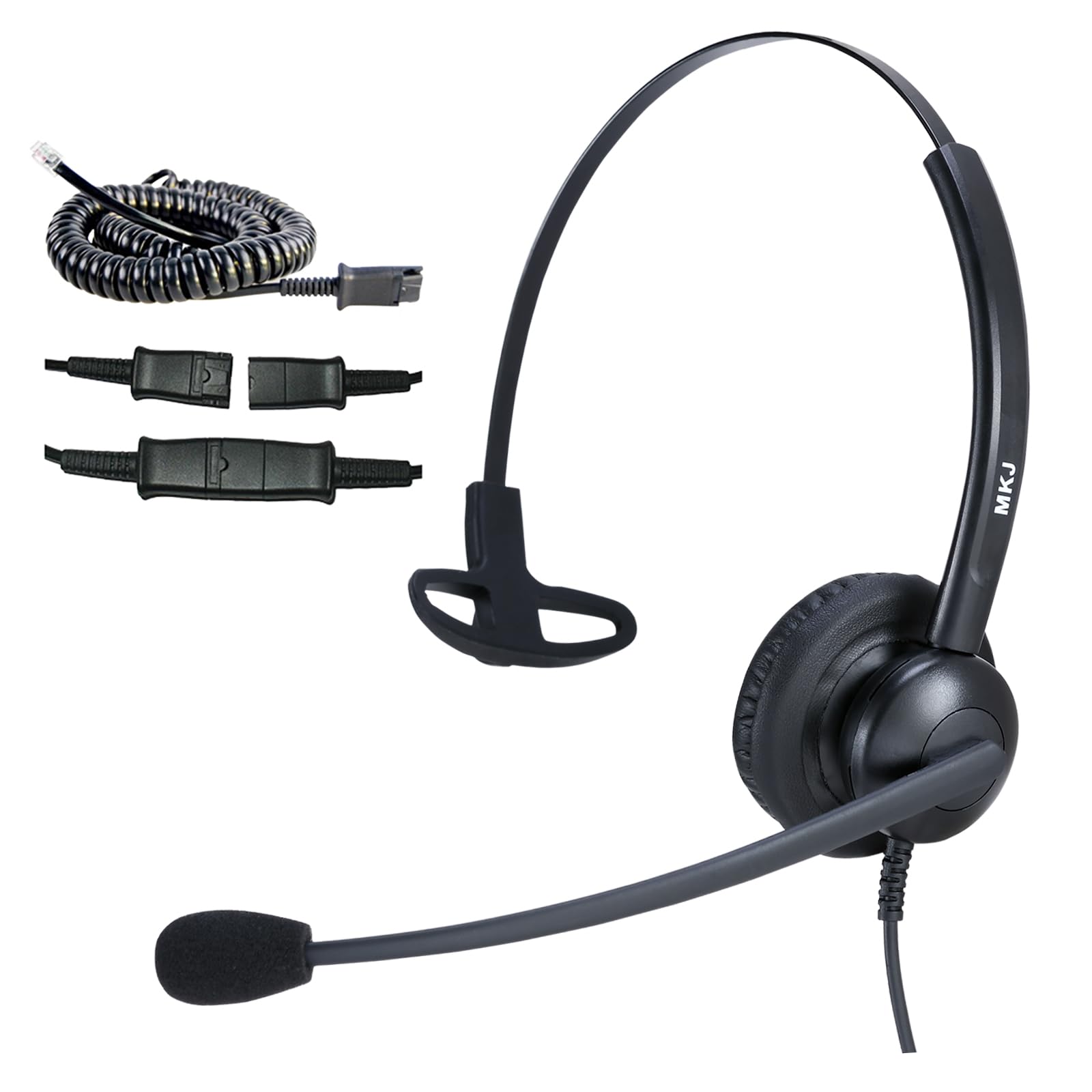 Cisco Headset With Noise Cancelling Mic - Wired Office Phone Headset for Cisco Phones With RJ9 Jack, Compatible With CP-7841, 8941G, 7960, 7940, 7941G, 7942G, 7945G and 7900 Series