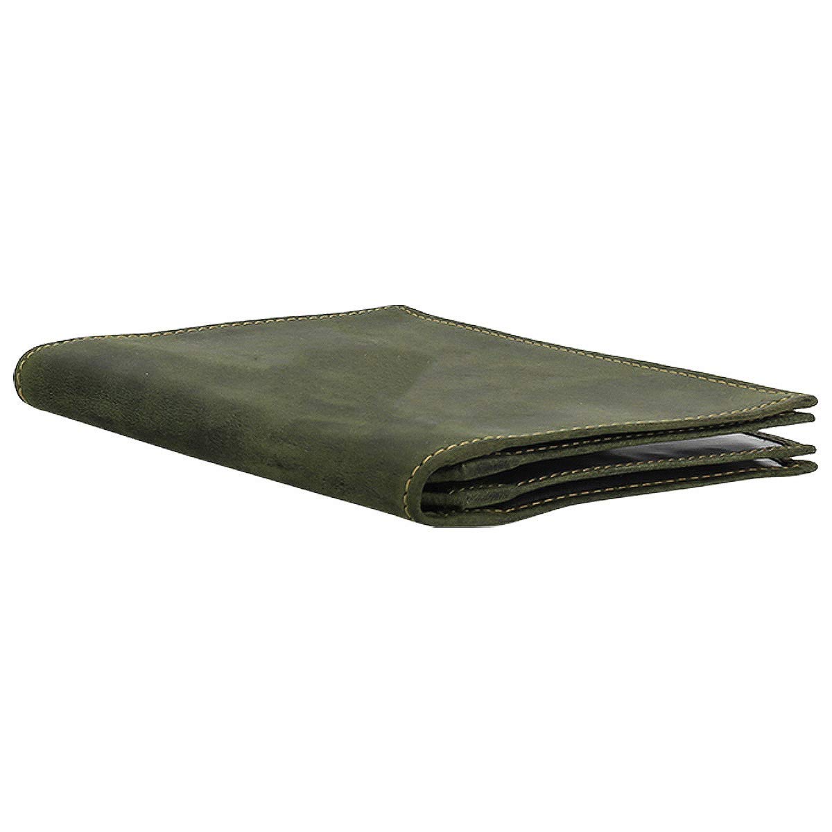 Greenburry Vintage Porte-cartes pour pièce d'identité motif cerf cuir 12 cm