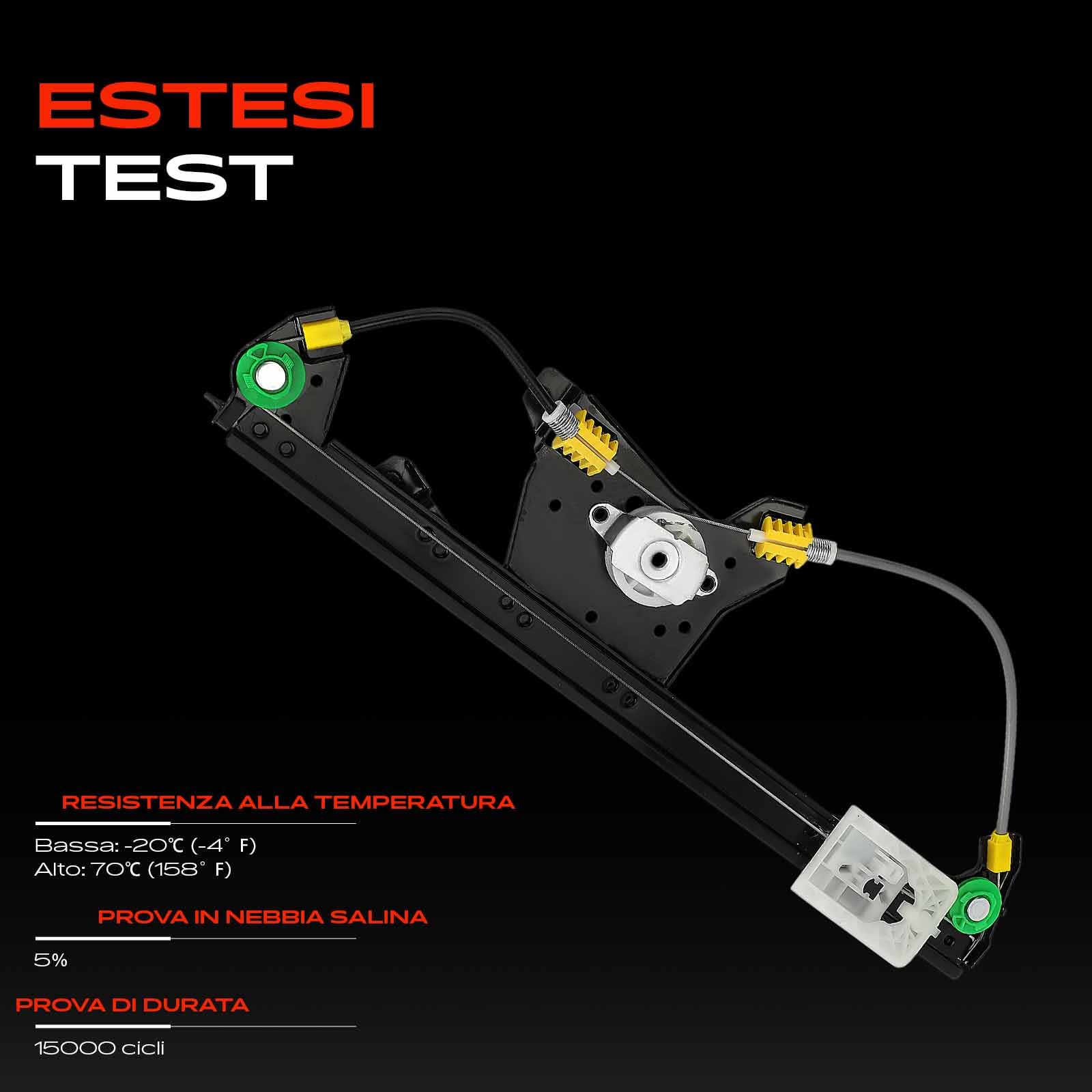 Frankberg Alzacristallo elettrico anteriore sinistro 52050177 52072857 | Compatibile con: Tipo Berlina 356 357 ,Tipo Hatchback 356 357 ,Tipo Station Wagon 356 357