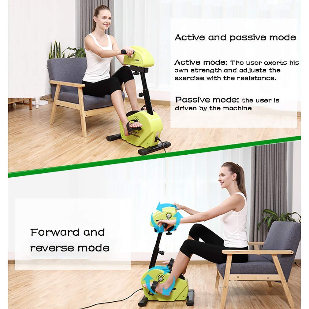 nożny rower rowerowy, ramię nóg trening cardio regulowany opór rehabilitacja stacjonarny mini rower treningowy do domu, pracy, biura itp