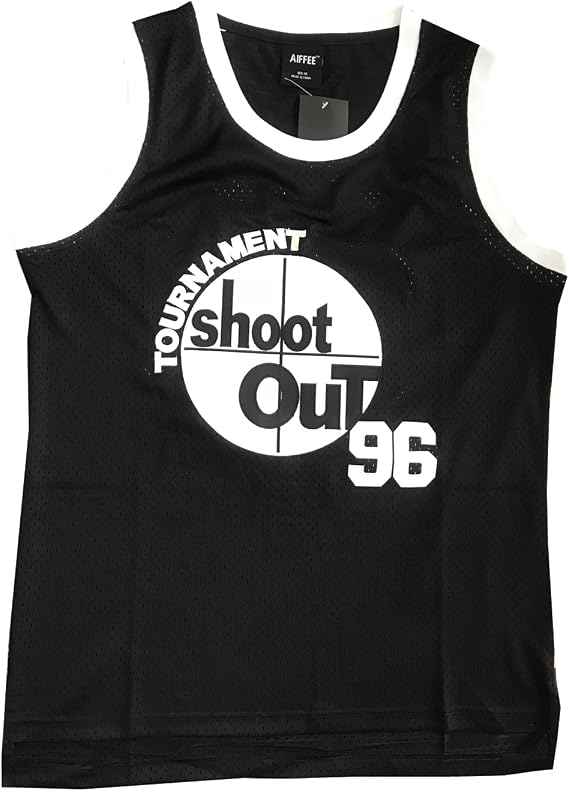 Men's Basketball Jersey 96 Tournament Shootout Jersey Size S-L Black Color