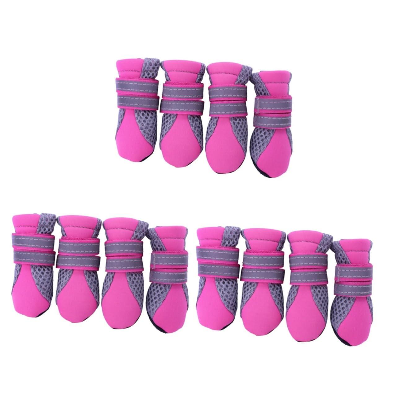 BESPORTBLE Botas Perro Nieve 3 Piezas Zapatos para Perros Dog Shoes Zapatos para Mascotas Botas para Perros Botas De Perro Rojo Bota Perro