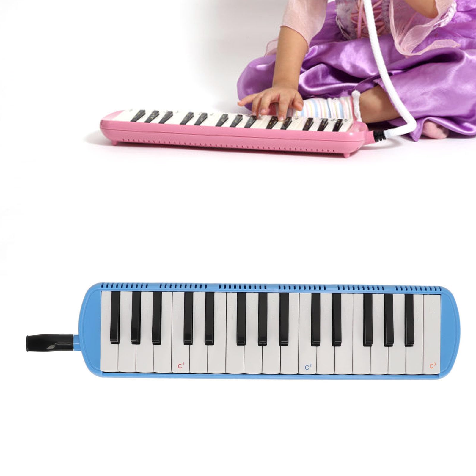 Melodica Professionale 32 Tasti Strumento Musicale per Bambini e Principianti Design Robustezza e Facilità d Uso Ideale per Scuola e Pratica Include Bocchino e Borsa