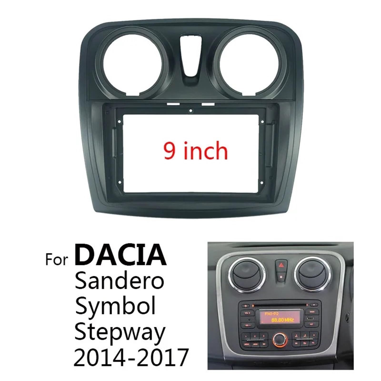 zaślepki radia Dla DACIA Sandero Symbol Stepway