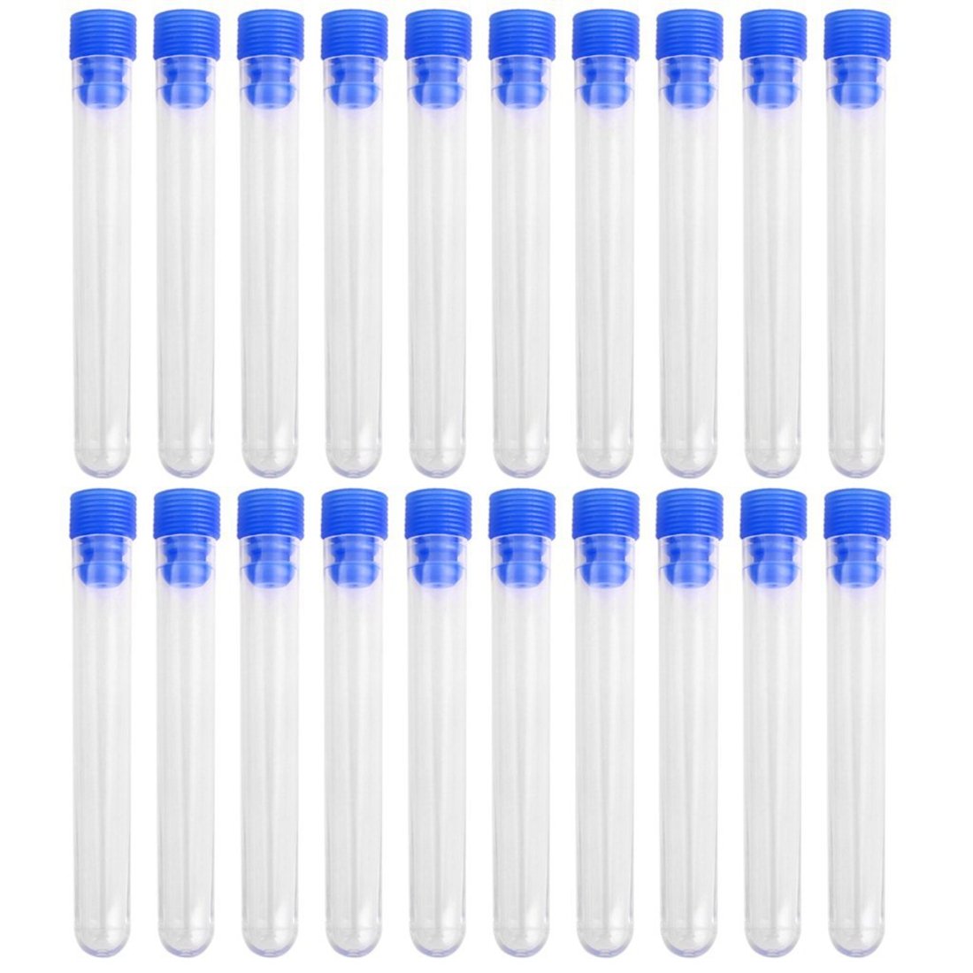 ESmoda 20 Pcs. Not Graduated Plastic Tube Lab Tool With
