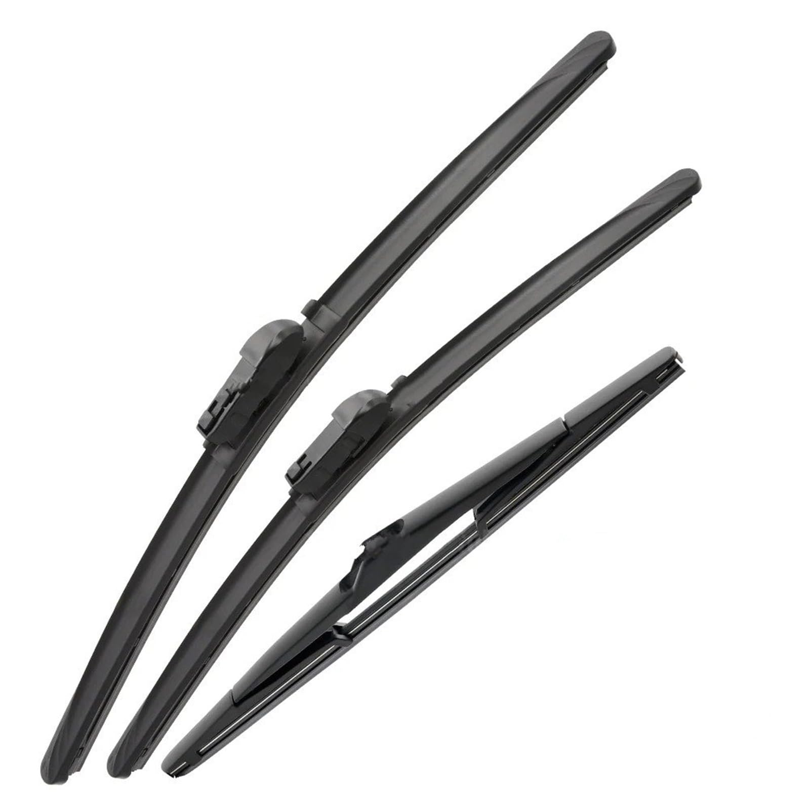 Escobillas limpiaparabrisas Delanteras y traseras para Peugeot 3008 Mk2 2017-2023, con Goma.