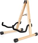 Guitar Stand,Acoustic Guitar Stand,Wood Classical Electric Guitar Stand,Foldable Bass Guitar Stand,Guitar Accessories also fit Bass,Violin,Ukulele(Rosewood)