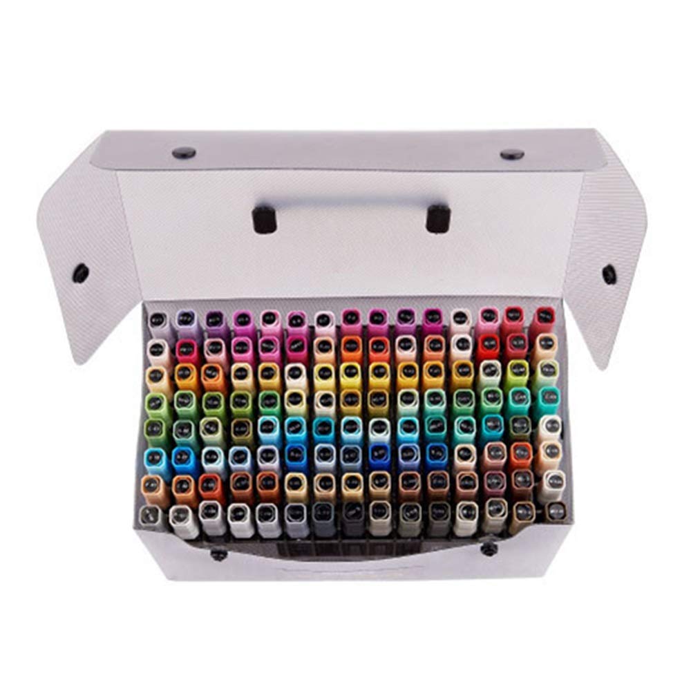 Shuttle Art Marcadores De Alcohol Pastel, Punta De Pincel, Pincel De Doble Punta Y Juego De Marcadores Artisticos De Punta Fina 50 Colores Mas 1