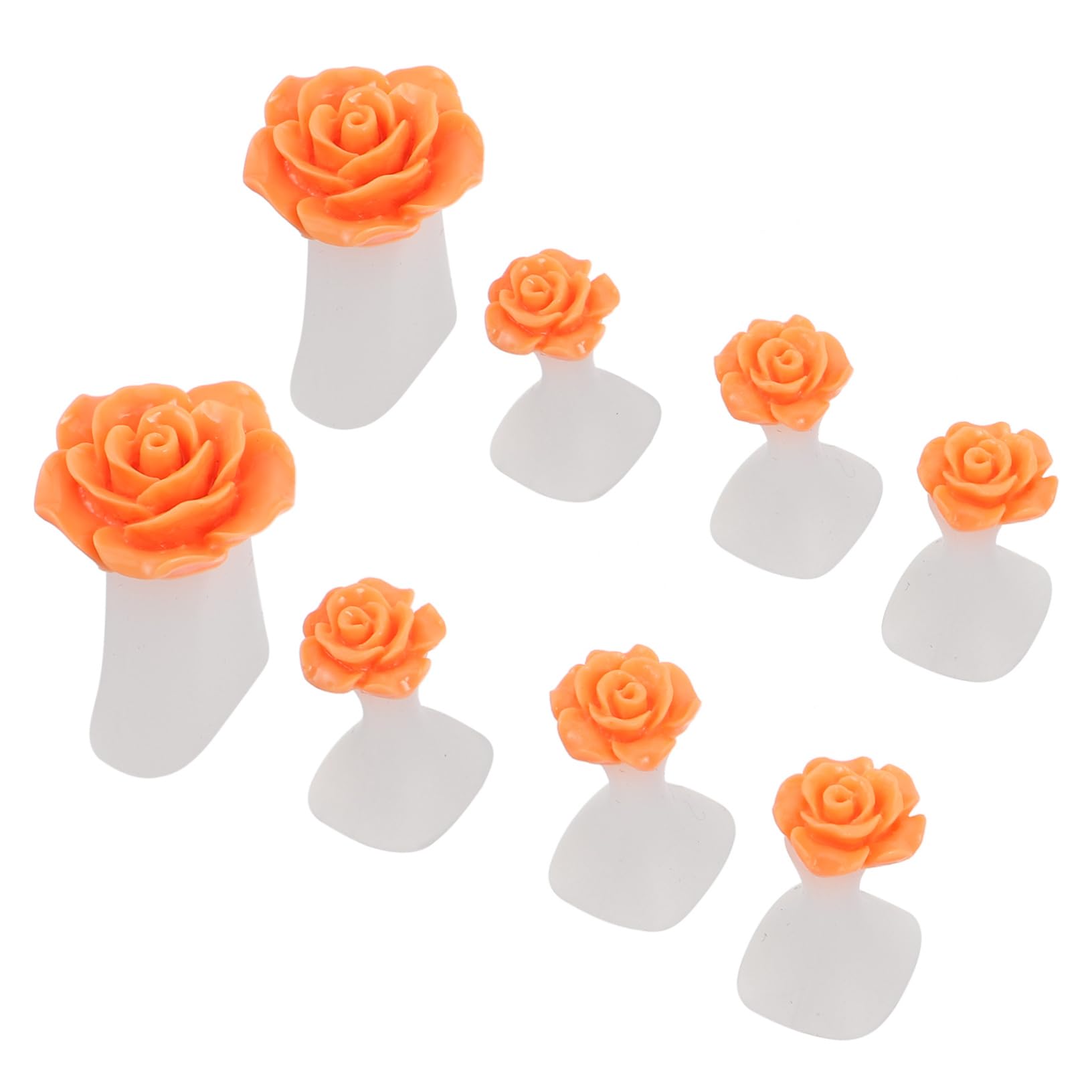 HAPINARY Toe Separators for Women 8 Pcs Silicone Toe Spacers for Nail Art and Protect Nails