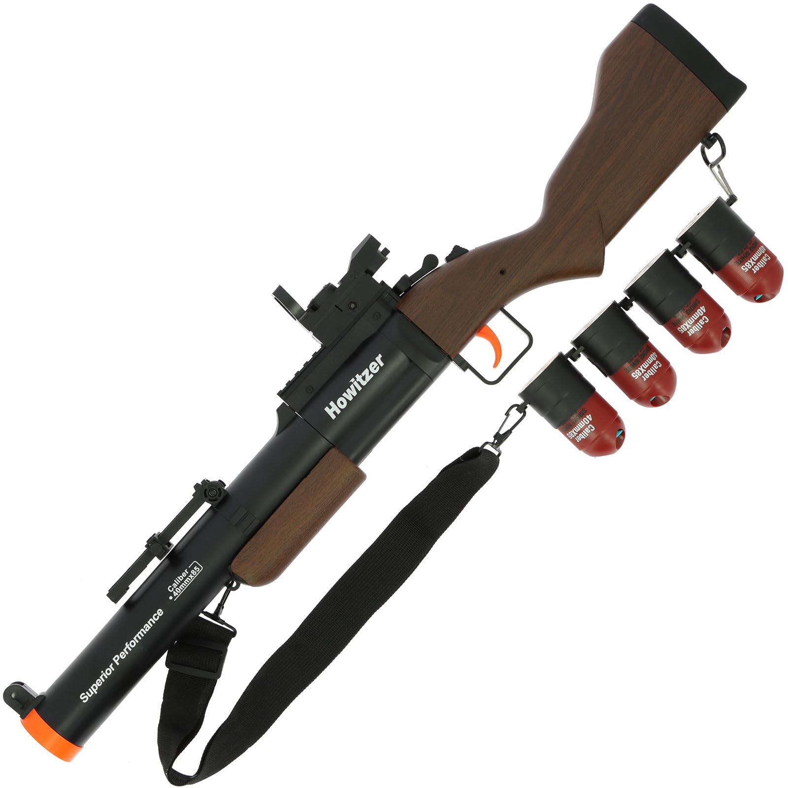 Foam Dart Launcher with Shell Ejecting Action, Break Action Foam Blaster M79-Style Set with 3 Shells and 20 Soft Foam Darts, Outdoor Target Practice Roleplay Prop for Ages 14+