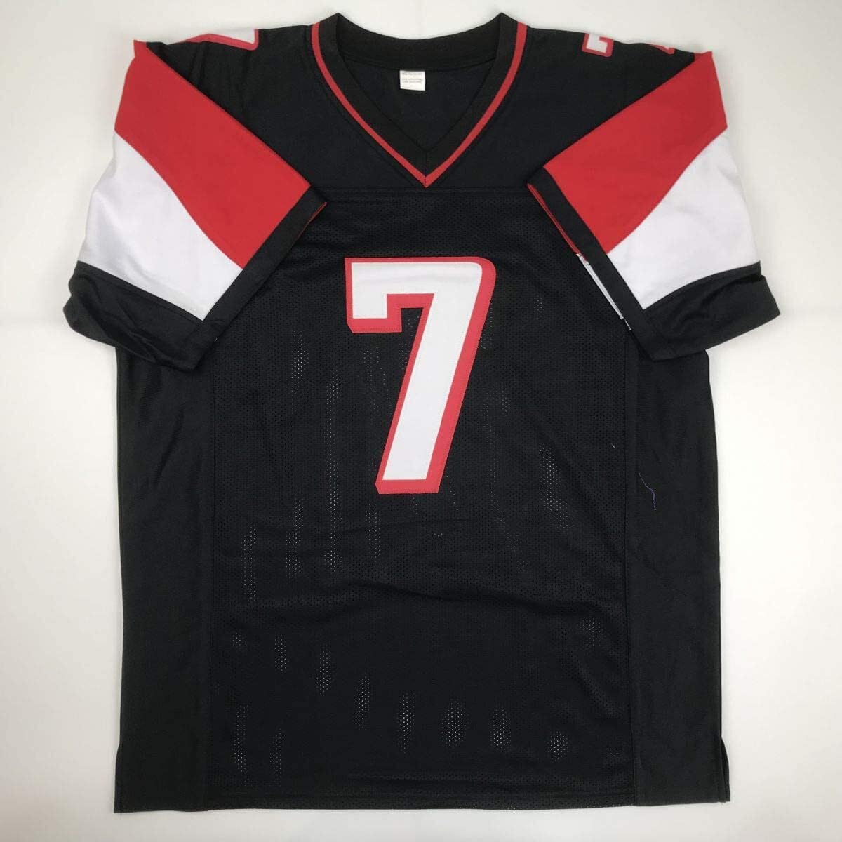Autographed/Signed Michael Mike Vick Atlanta Black Football Jersey