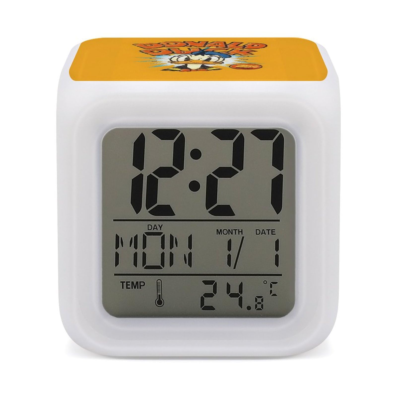 ドナルドダック　置き時計 Amazon.co.jp: ドナルドダック 目覚まし時計 アナログ 大音量