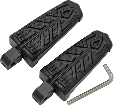 Motorcycle Rear Footrests Footpegs Pedals Footboards Fits For Honda Shadow 750 VT750 Ace/Aero/Spirit/Phantom VTX1300 VTX1800 VT1300 Fury Steed VT600 VLX400 Deluxe Magna VF750