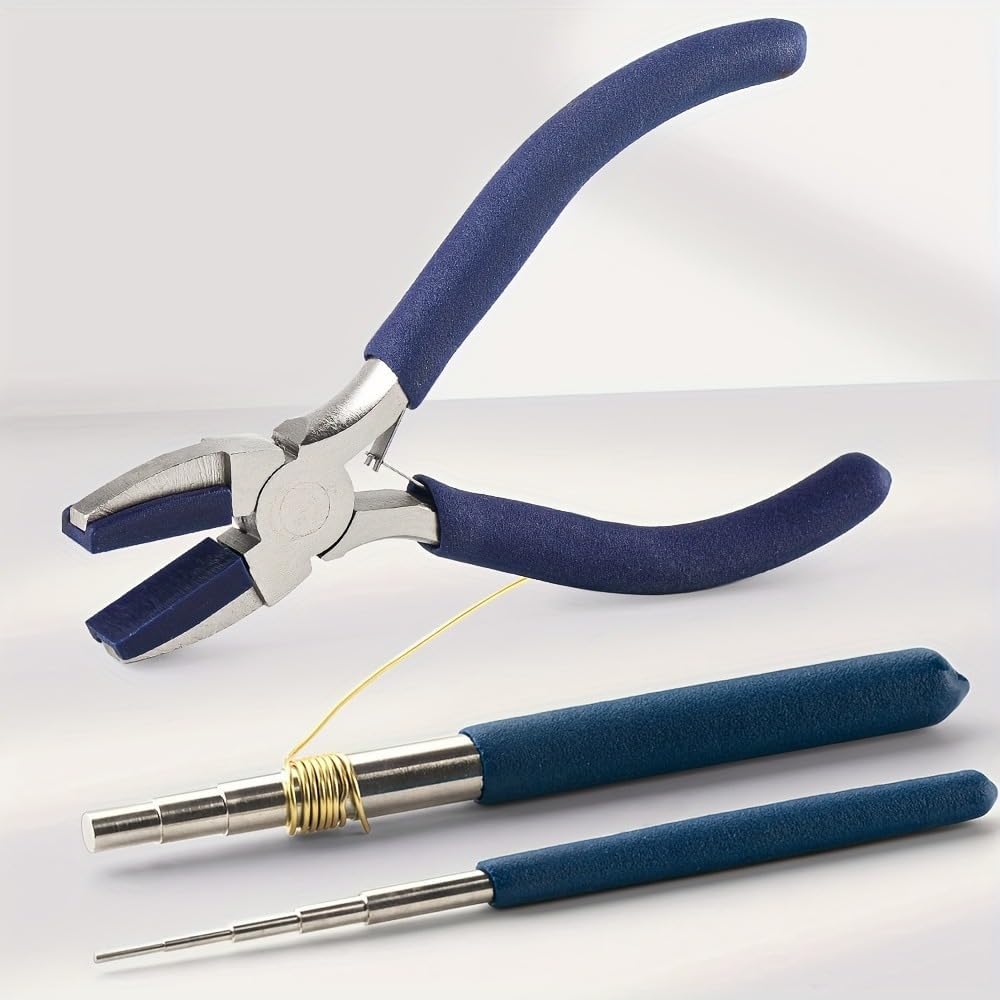 3Pcs/Set Multifunctional Jewelry Pliers Jewelry Making Kit Beading Wire Jewelry Pliers for Crafts Earrings Necklaces DIY Tools