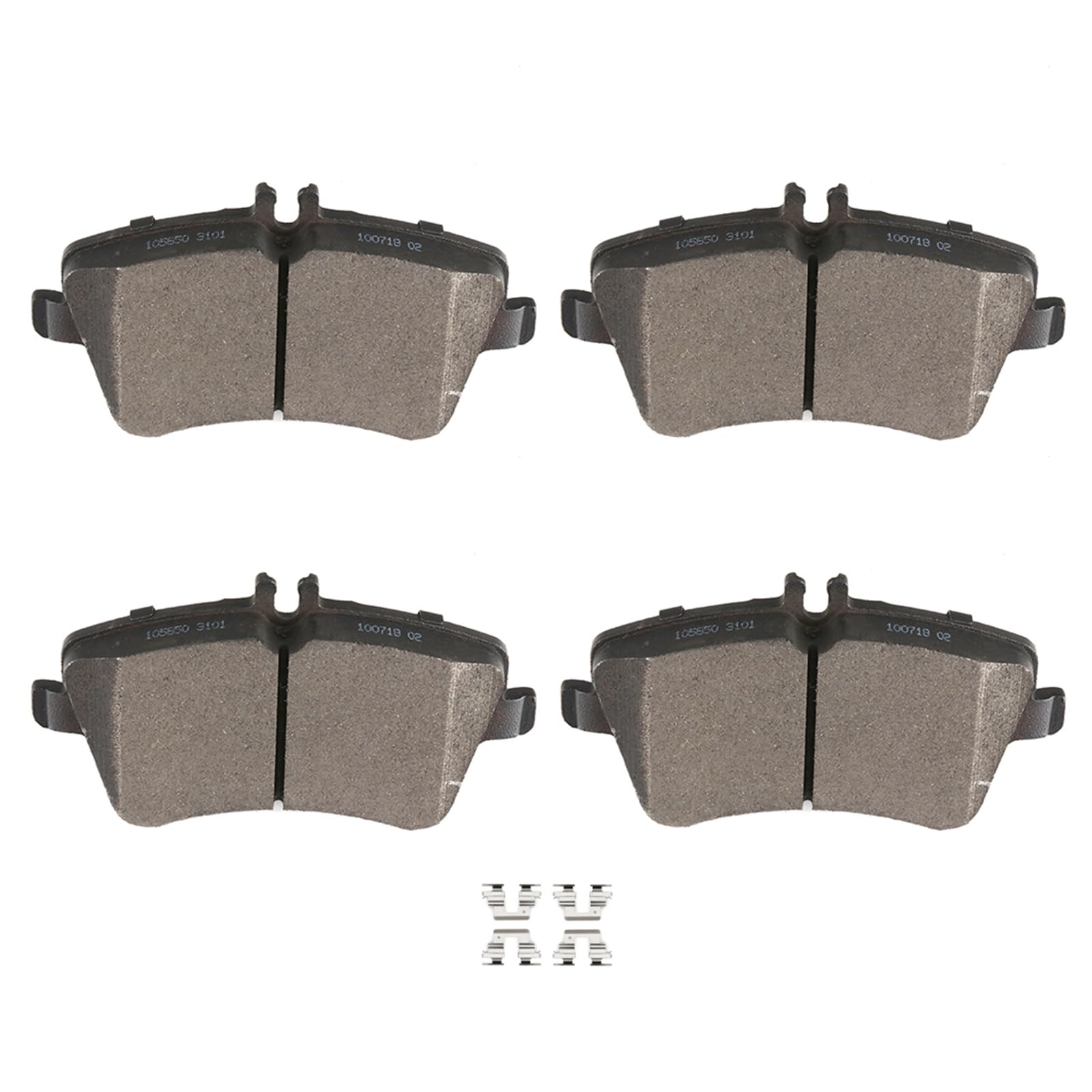 SCITOO Disc Brake Pads Kits D872-7747 Semi Metallic Front Brake Pads Set Fit For Maserati For Quattroporte 2006-2012,For Mercedes-Benz For C230 2002-2005,For Mercedes-Benz For C240 2001-2005