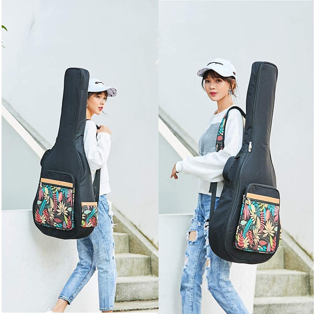 Gitarrentasche 40-41 Zoll - Akustik Gitarre Rucksack Wasserdicht - Gig Bag Case Für Gitarre
