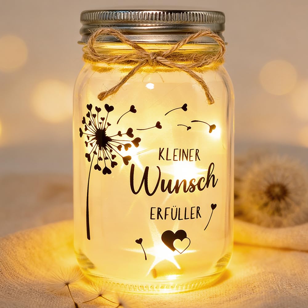 HuaMuDM LED Flaschenlicht Kleine Wunscherfüller,Wunscherfüller Geldgeschenk,LED Flaschenlicht, Geburtstag,Hochzeit,Party,Taufe,Weihnachtsgeschenke