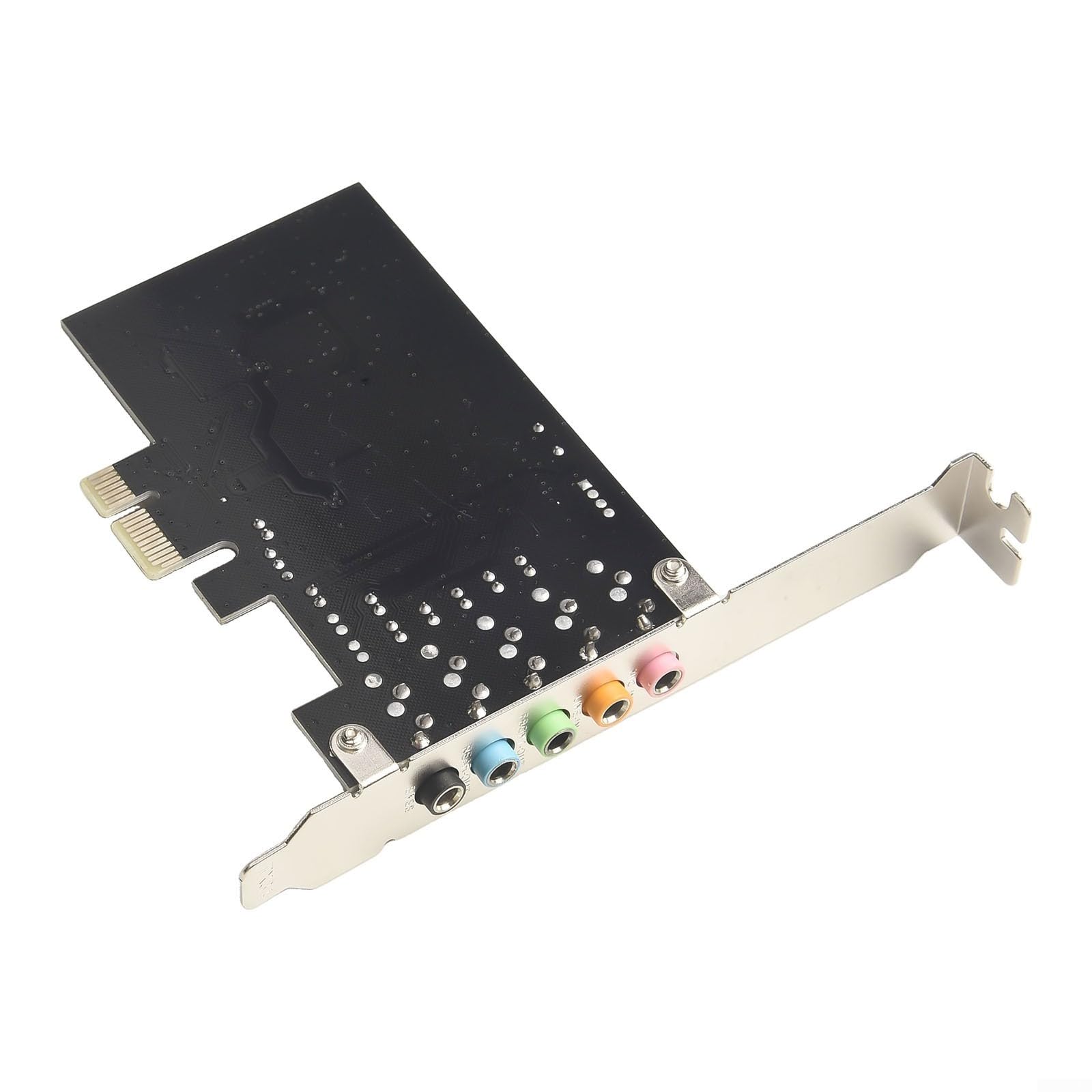 Zoegneer PCI E 5 Scheda audio interna a 1 canale 6 canali Audio 3D con EAX e DirectSound Supporto 3D per Windows 2000 7 8 10 e opzioni di uscita multipla anteriore posteriore