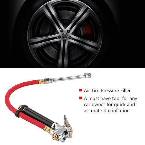 Miniatura 8 de Calibre de aire Milton Llenador de neumáticos, medidor de llenado de aire comprimido de mano Llenador de presión de neumáticos de coche Indicador de