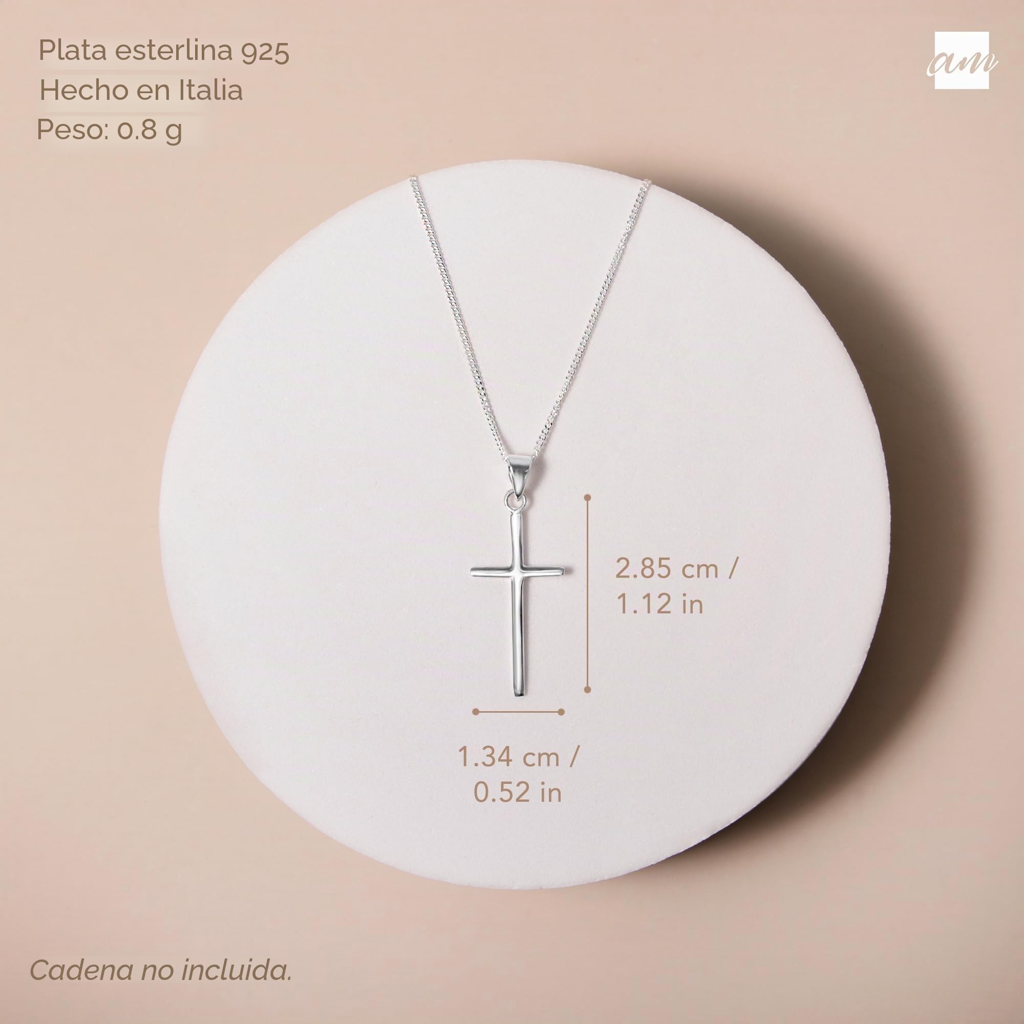 Amberta - Colgante Unisex de Plata de Ley 925