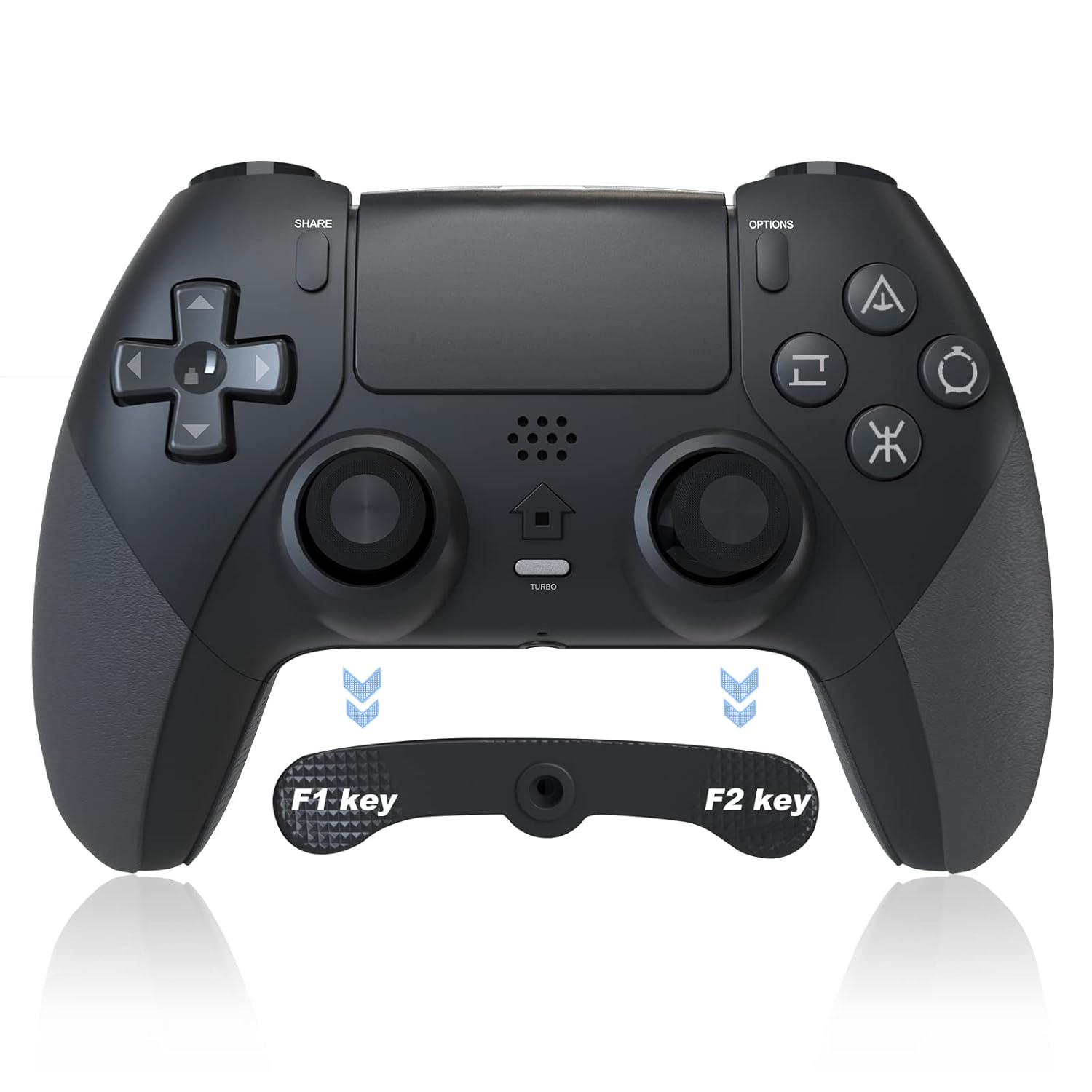 Tefelan Wireless Controller für PS4, Gamepad Controller kompatibel mit