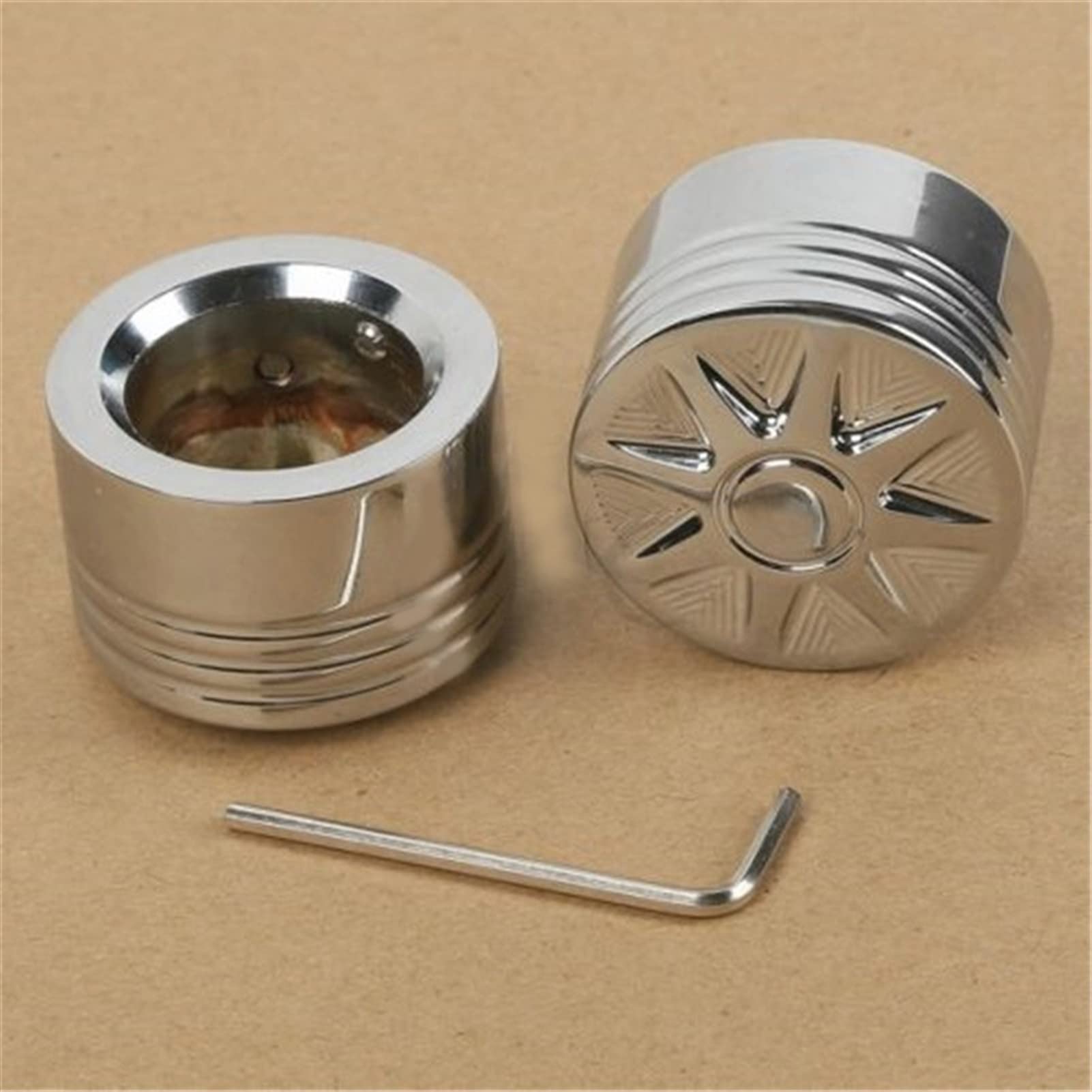 Kit boulon de couvercle d'écrou d'essieu avant de moto pour Harley Touring Sportster Dyna