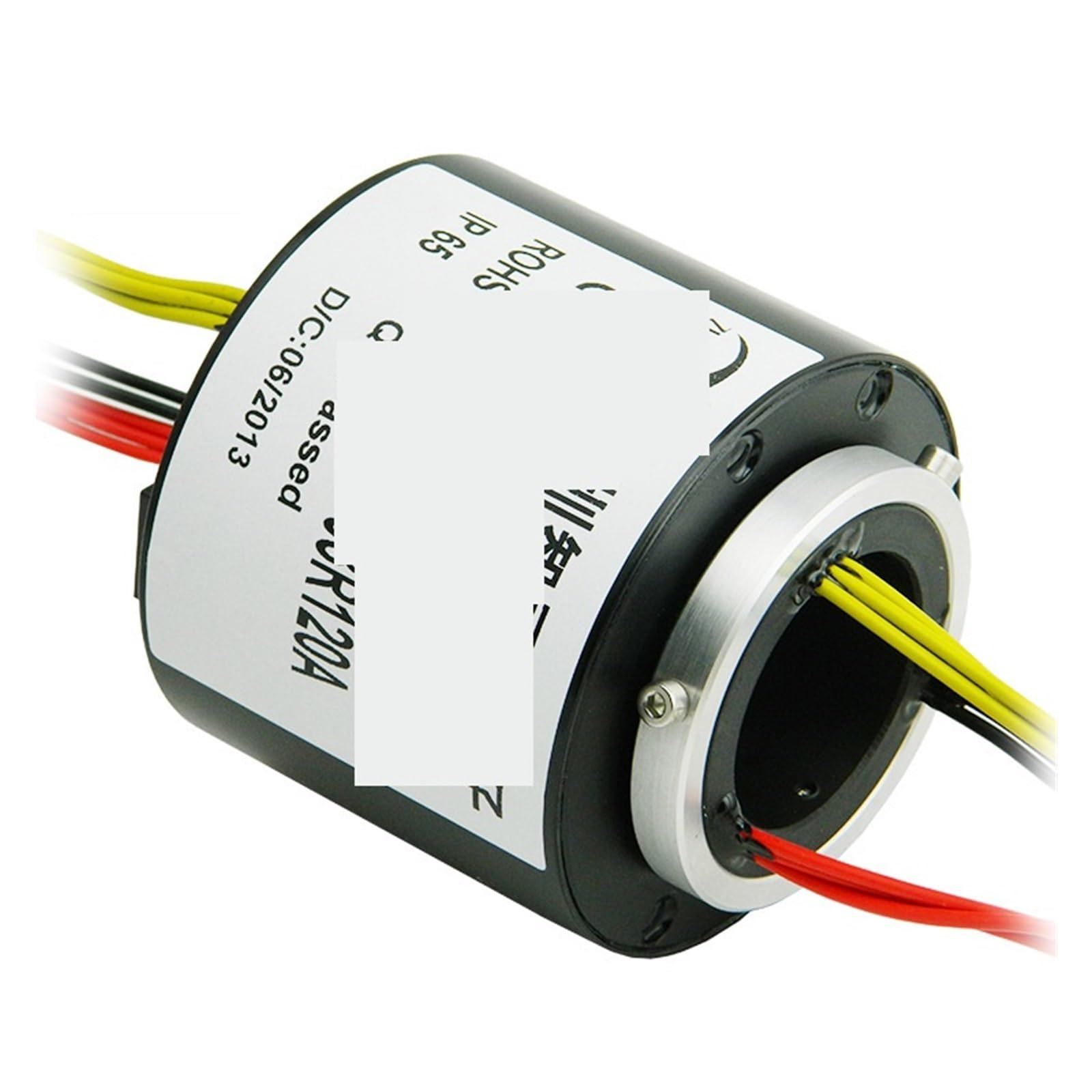 Anillo colector Conductor Hueco con diámetro de Orificio de 50 mm, Anillo colector de Corriente de 20 vías, Anillo Conductor ZHT050-6R8A y 12R2A