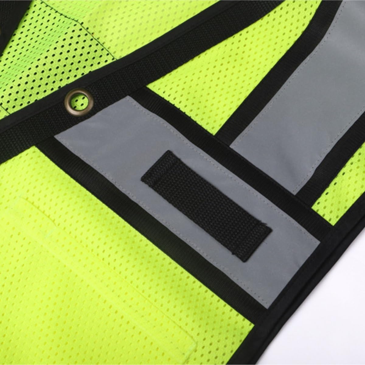 Chalecos Reflectantes de Alta Visibilidad, Chaleco Reflectante Malla Transpirable Amarillo L/XL(XL)