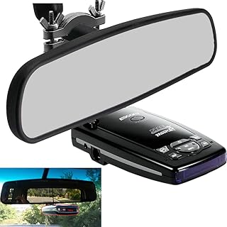 Rearview Mirror Mount for Escort Passport 9500ix 9500i 8500 X50 x70 x80 Solo S2 S3 S4 SC 55 s75 s75g Beltronics Vector 995 955 (Require 1" clear stem to install and only for radar Detector listed)