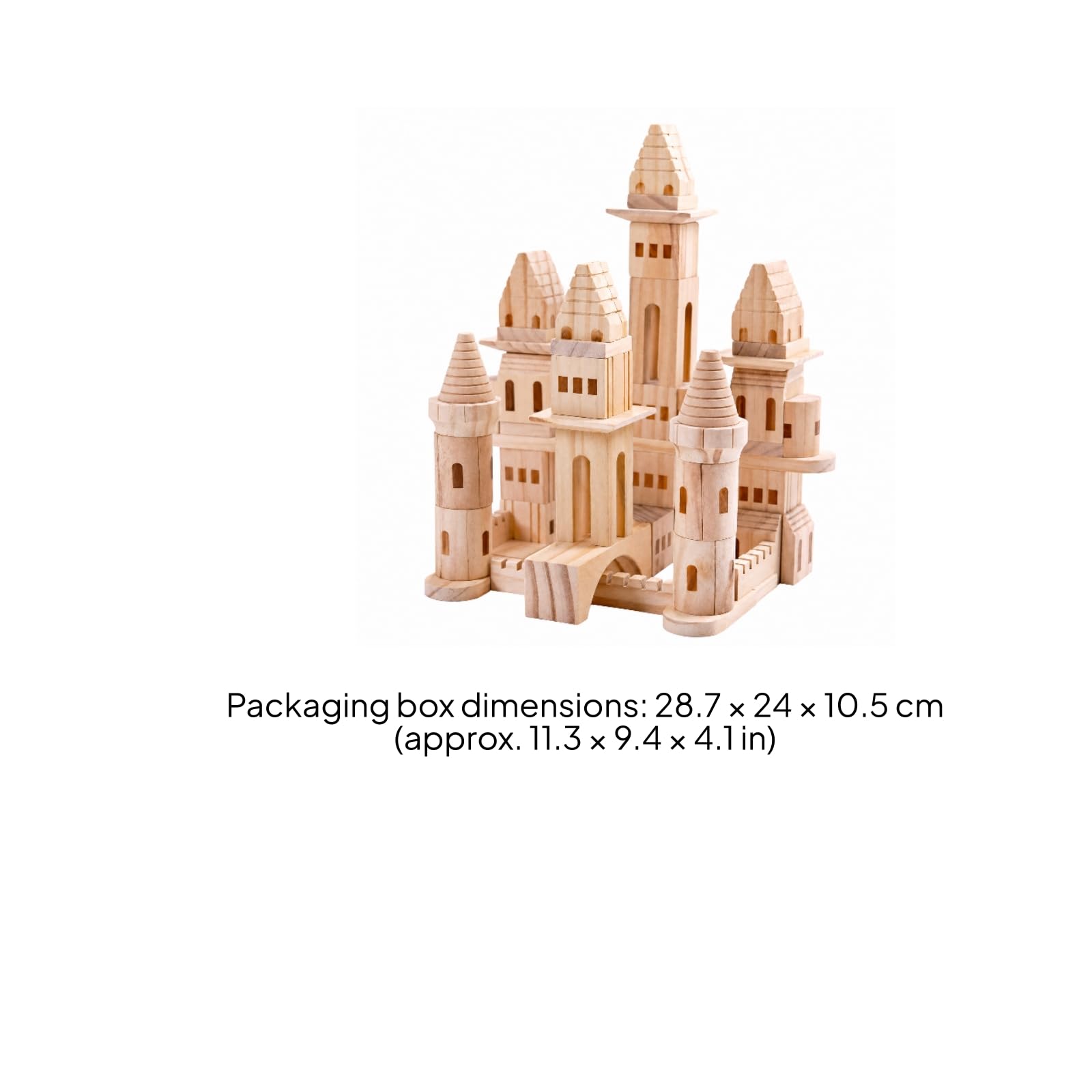 Set di Costruzione con Strutture Verticali Non Elettrico Kit di Montaggio Creativo -da- Resisn Gioco Pedagogico in Legno, Stile A
