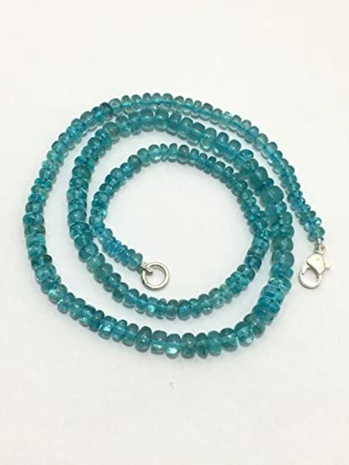 Apatite naturelle perles rondelles 4x6mm LKBEADS pour création bijoux