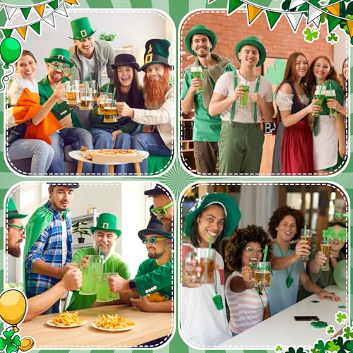 Pitillos plásticos desechables shamrock Pack 50 unidades miniatura 7