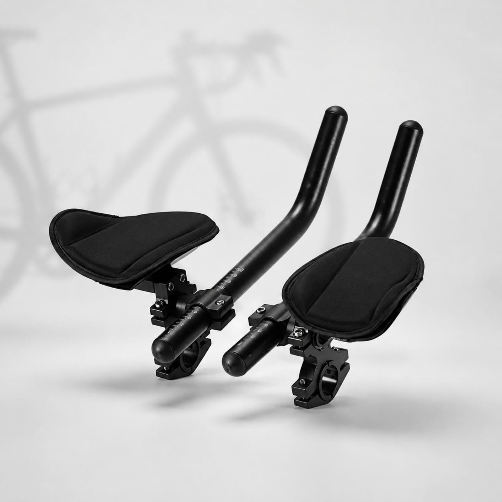 Aerodinamico Bar da Bici Lega di Alluminio, Barre da Triathlon, Impugnatura Curva Estensione TT per Triatleti, Stile A