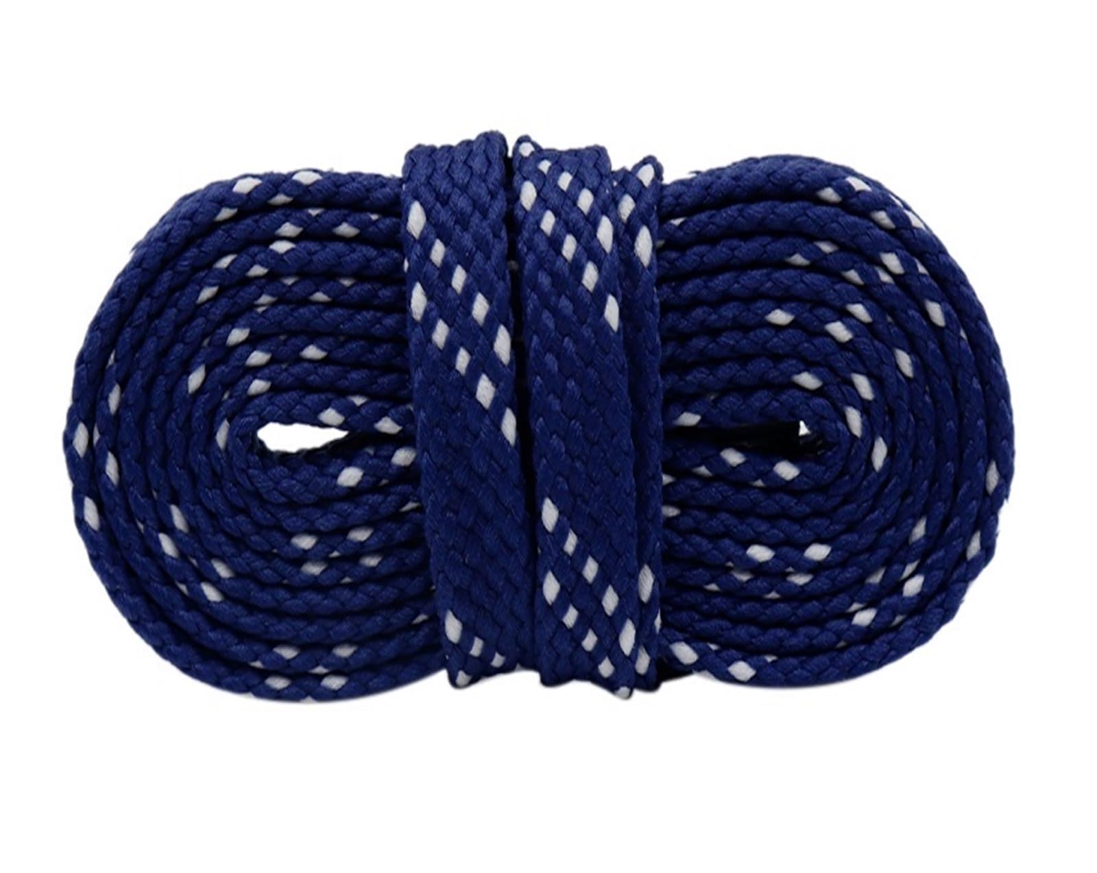 Cordones, Zapato de Encaje Deportivo Botas Lona Tipo Plano Cordón Sudadera con Capucha Pijamas Accesorio Zapato for niños(107 Dark Blue-White,100cm)