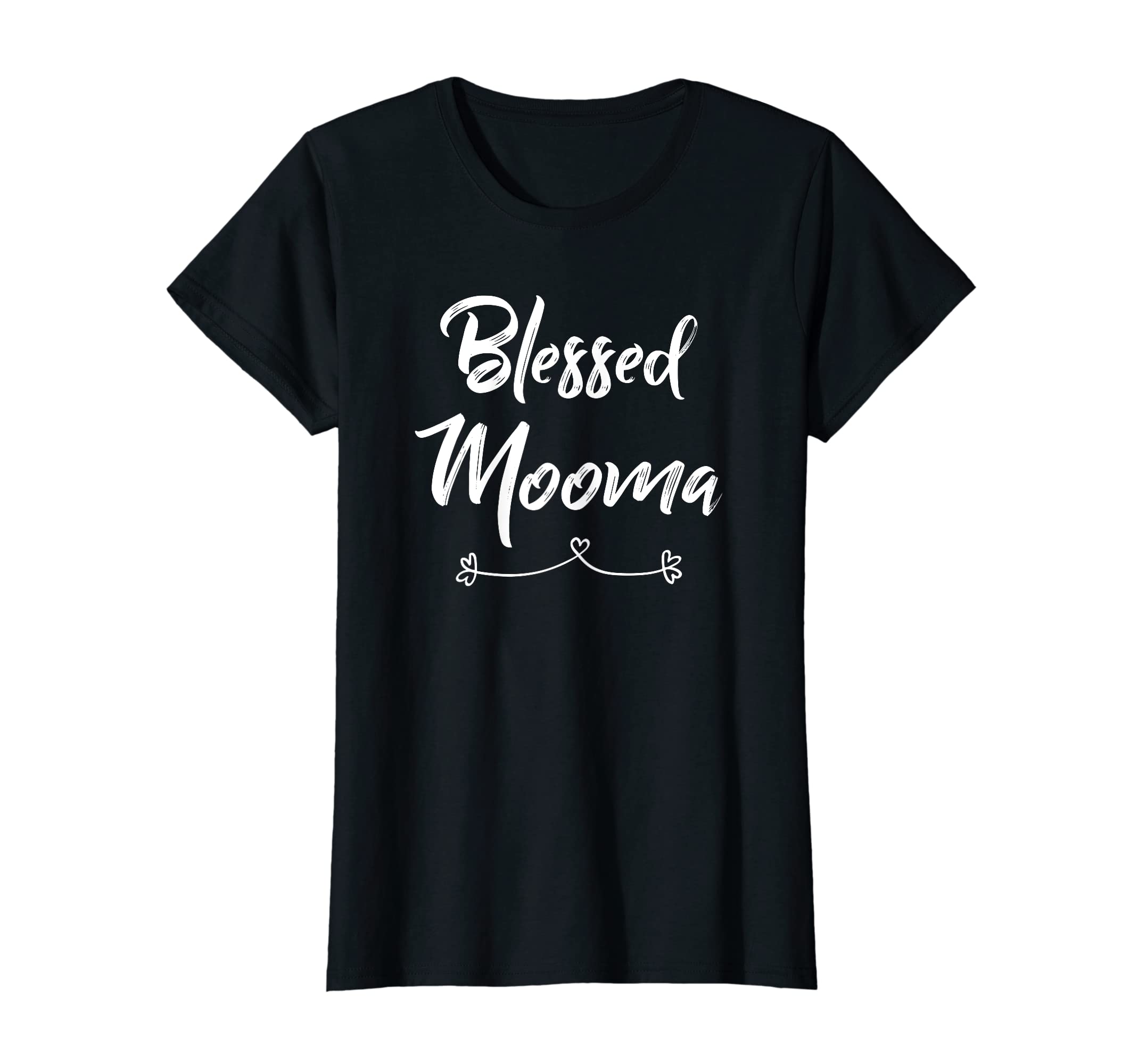 Womens Mooma Shirt Gift: Blessed Mooma T-Shirt