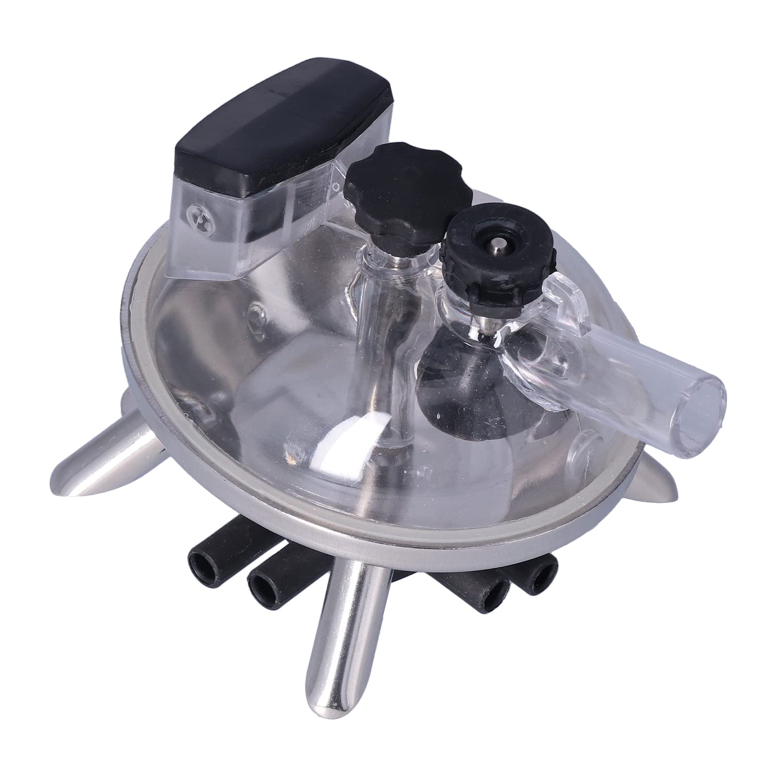 Collecteur De Lait De Vache, Accessoire De Machine à Traire De Ferme Efficace De 240 ML avec Base en Acier Inoxydable