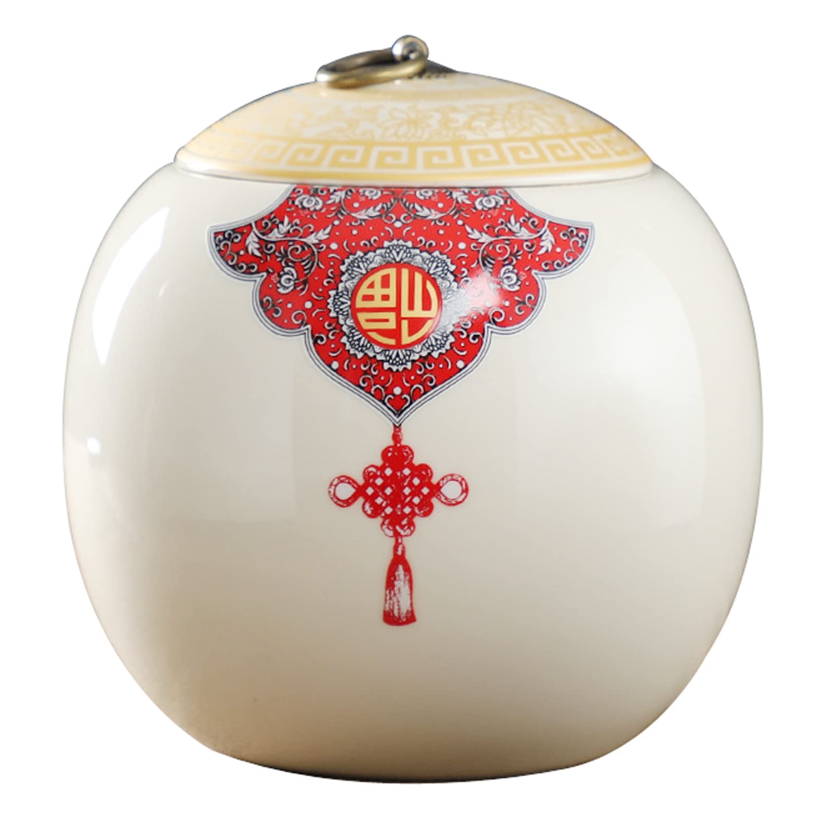 Cremation Urns, Urns for Human Ashes Female & Male, for Adult or Pet, Funeral - Small Urn Keepsake for(Beige)
