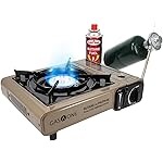 Gas One GS-3400P Propane or Butane Stove Dual Fuel Stove Portable Camping Stove - Patented - with Carrying Case Great for Emergency Preparedness Kit