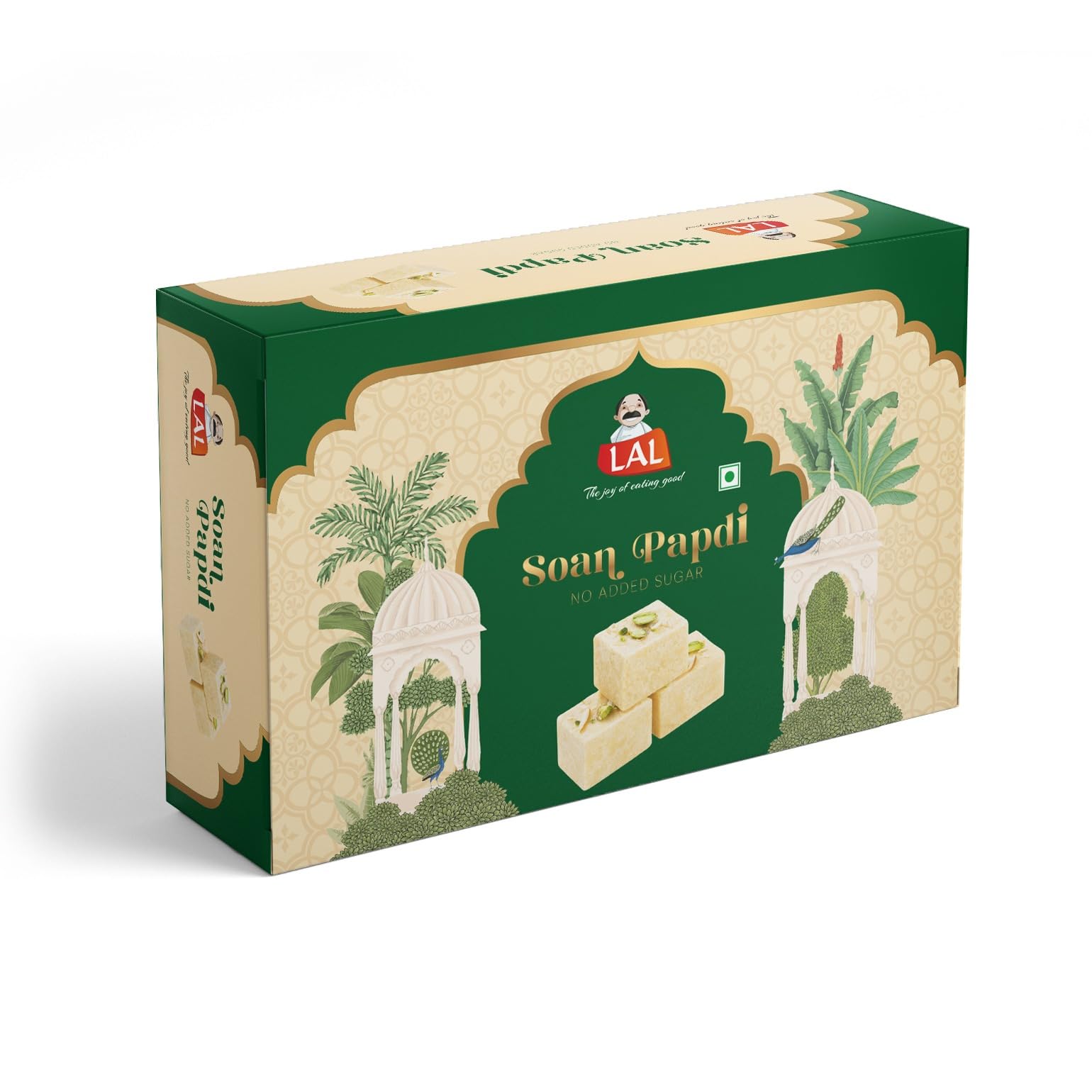 Lal Sweets Sugarfree Soan Papdi 400gm | Zero sugar | Zero Cholesterol | Diabetic Friendly