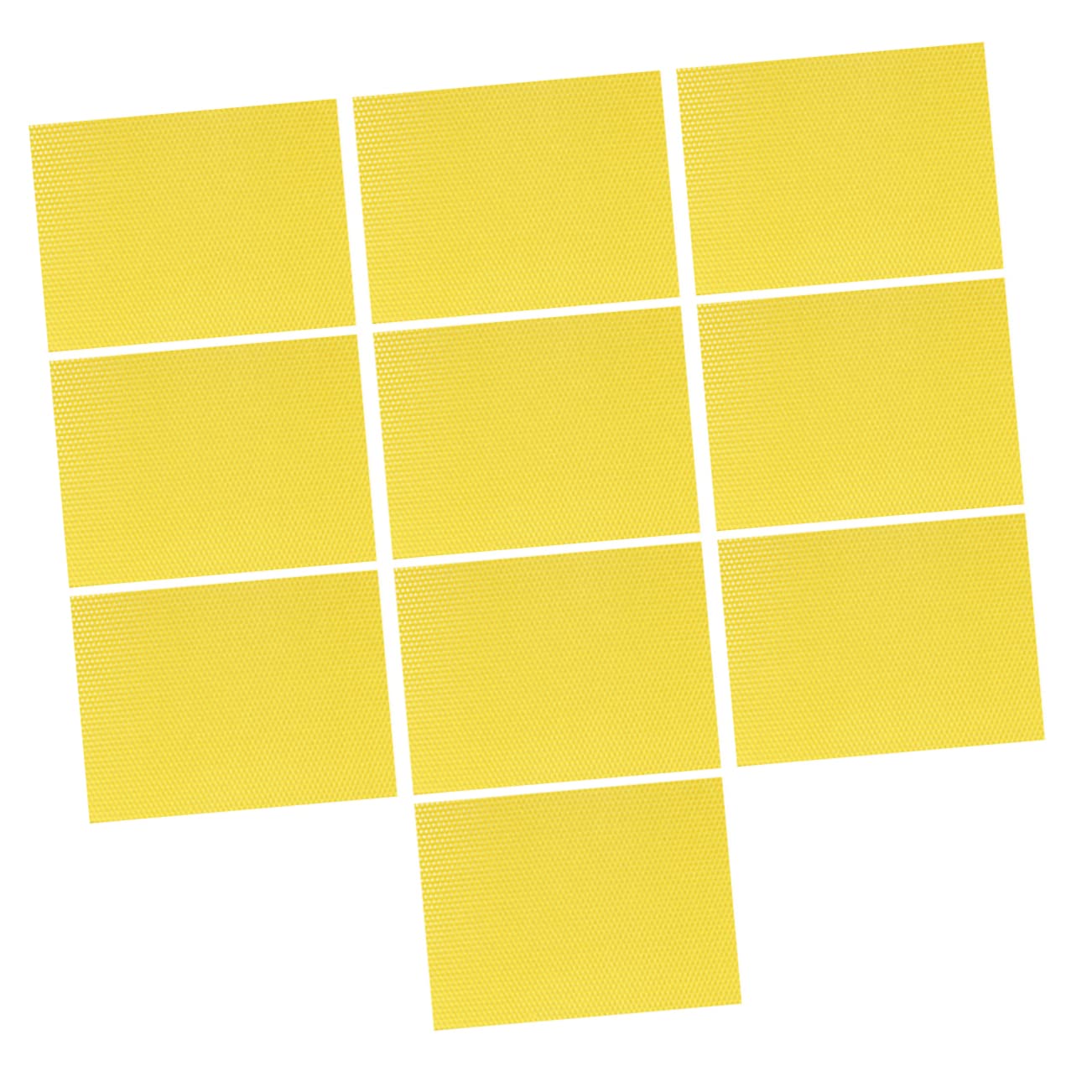 Fogli di Fondazione per in Cera d'Api, 30 Pezzi, Gialli | Fondazione Beehive, Forma Semplice, Accessori per D’Api, Pratica per Risparmiare in Arnia