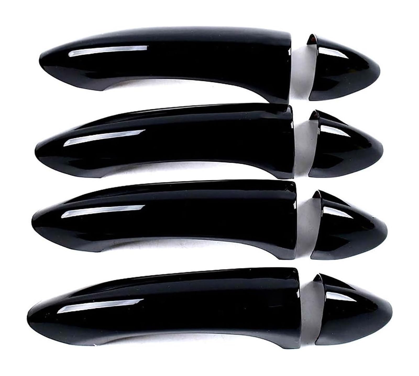 LMHGMUBVR Car Door Lock Latch Cover for Buick for Verano 2015-2021 Holeless Car Door Handle Decorative Cup Scratch-Resistant Modification Anti(Bright Black)