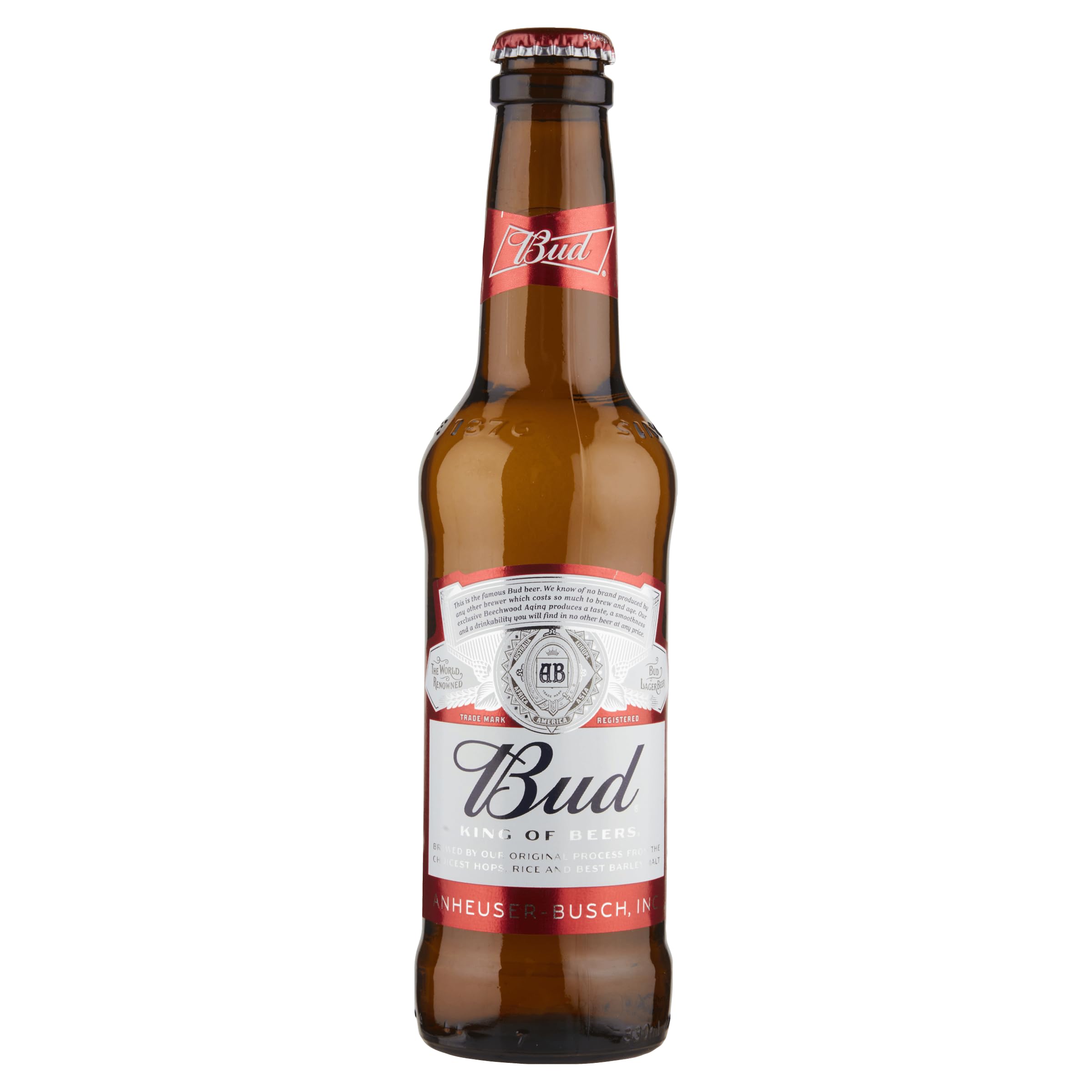 Bud, Birra Bottiglia - Pacco da 24x33cl