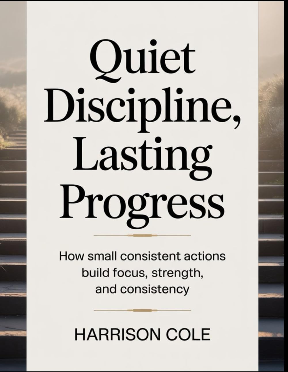Quiet Discipline, Lasting Progress: How Small Consistent Actions Build Focus, Strength, and Consistency