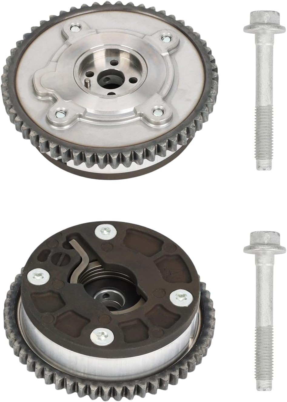 2Pcs Intake & Exhaust Variable Valve Timing (VVT) Sprocket Compatible with Buick Encore Chevy Malibu Cruze Spark Trax L4 1.4L 1.5L 2016-2022 Replacement for 916638 VVT632 12643698 12655753